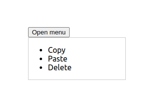 Dropdown menu {340x230}