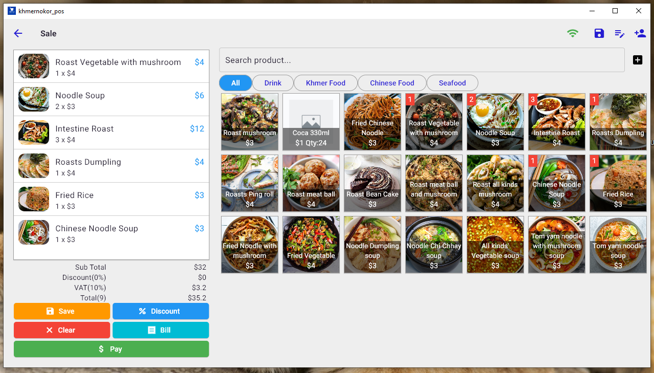 Khmernokor POS – Complete Restaurant & Café Point of Sale Solution